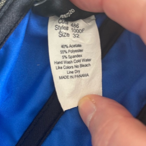 Frederick's of Hollywood Black and Blue Lace Bustier - Picture 7 of 9